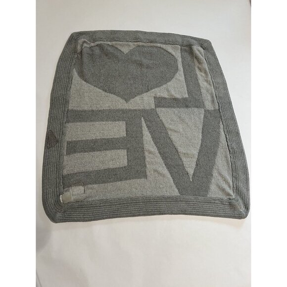 Little Giraffe LOVE Baby Blanket in Grey - Picture 2 of 5